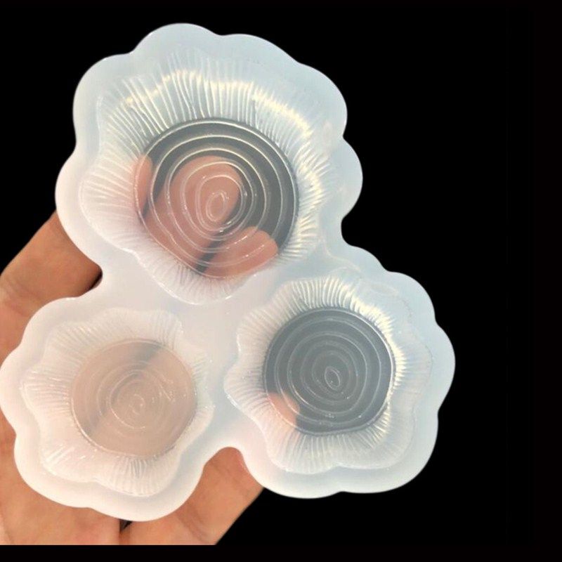 DIY mirror three size combination stump mold UV drop plastic mold hand-made decoration A138