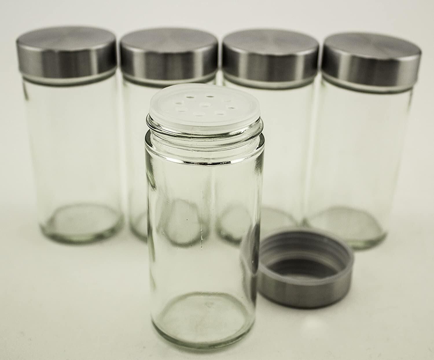20 pcs Stainless Steel Revolving Spice Jar