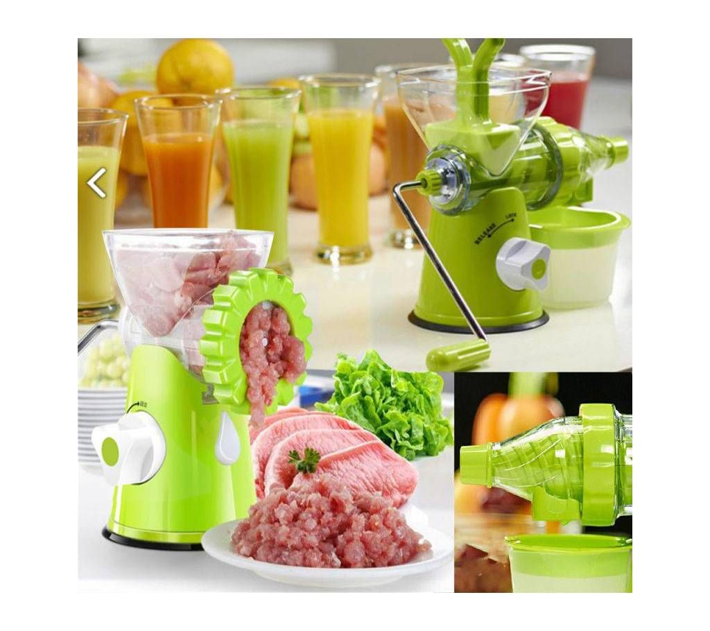 Menual Juicer With Meat Grinder ( All in One)