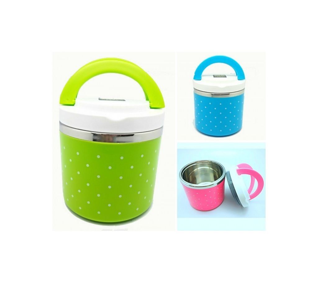 Single Layer Stainless Steel Lunch Box 1Pcs