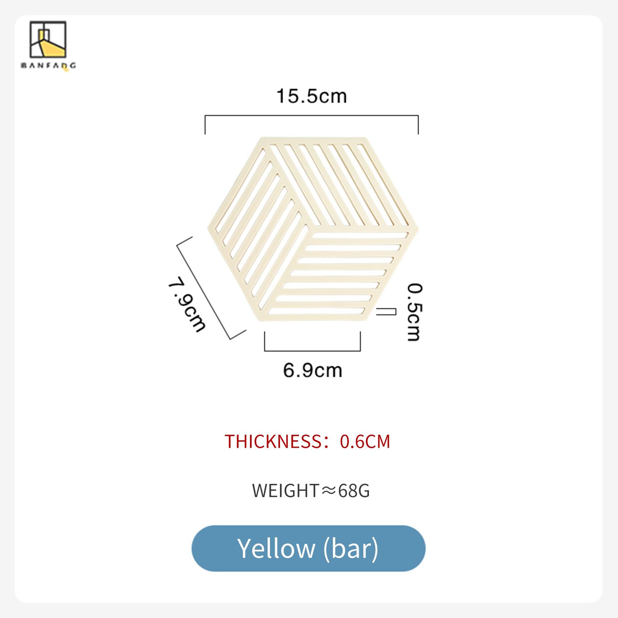【BestGO】 High temperature silicone insulation placemat hollowing mat non-slip anti-scalding dish mat coaster table thickening pot