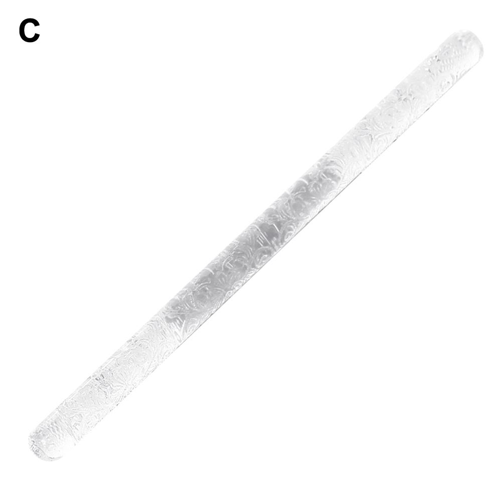 Acrylic Embossing Rolling Pin Fondant Sugar Craft Cake Baking Decorating Tool