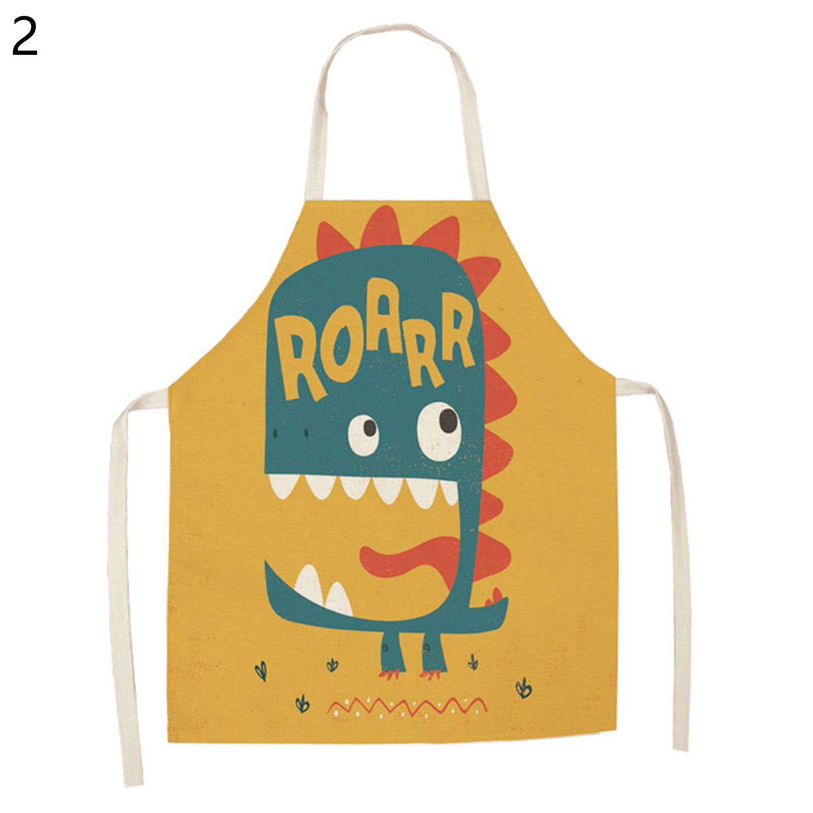 Kitcn Apron Waist Tie Uni Colorful Flower Printed Kitcn Apron