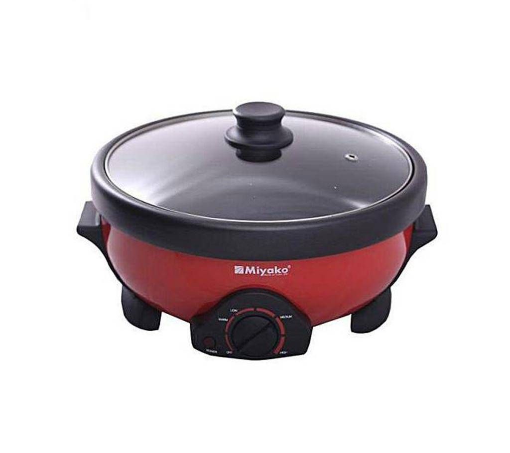 Miyako Curry Cooker - Mc 250D - 3L - Red And Black