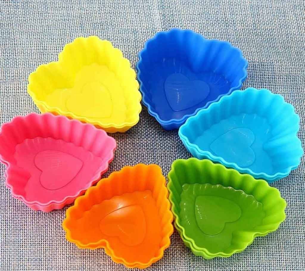 Heart Shaped Silicon Cake Mold