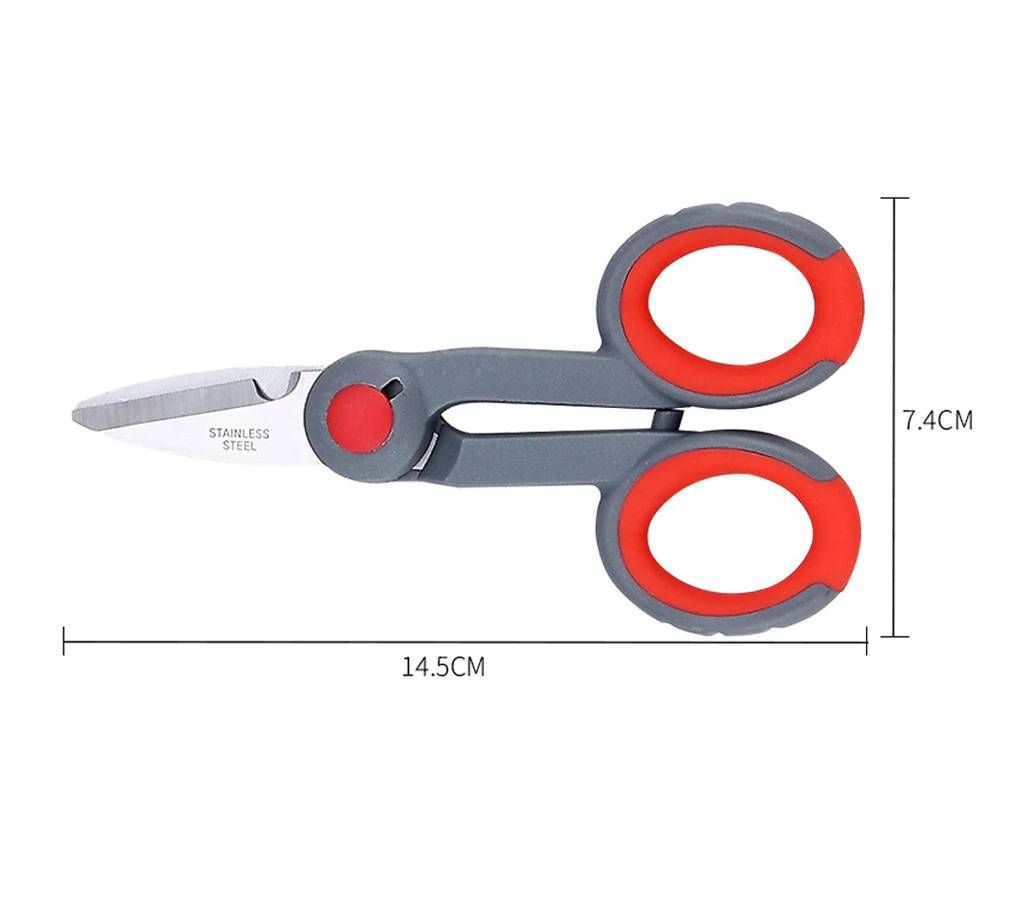 Aiyima Scissor Zigzag Scissors For Fishing Kitchen Mini Fish Use Knife Household Stainless Steel Multifunction Cutter Shear Tool