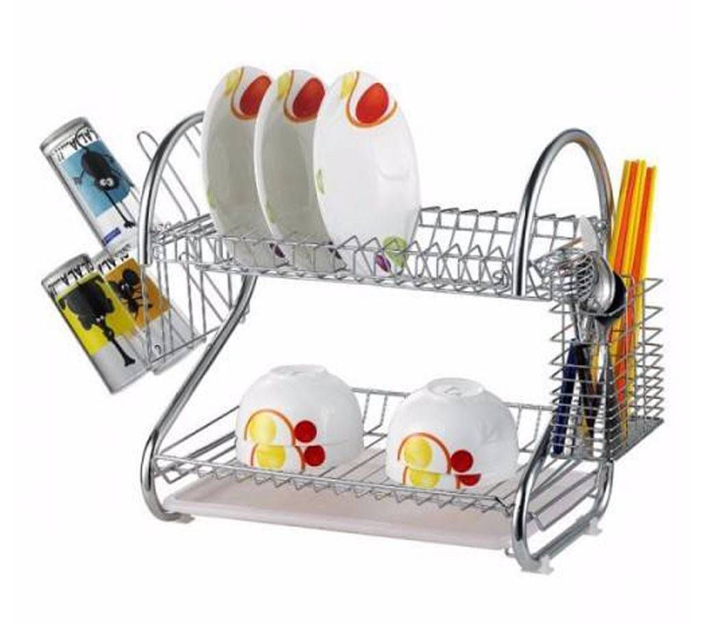 Two Layer Dishes Drainer