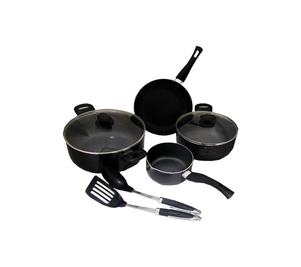 Non-Stick Induction Friendly Cookware 7pcs Set