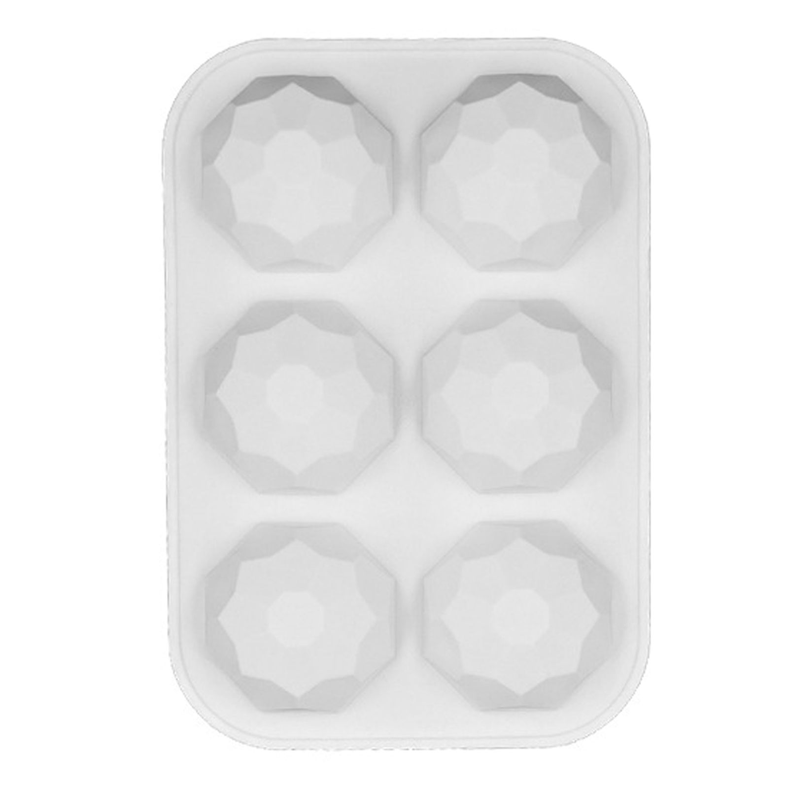 Chocolate Mold Non-stick 6 Cavity Simple Operate Fondant Mold