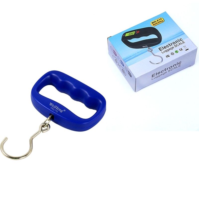 50kg Mini Hook ACCUracy WEIght HAND Hang Digital Luggage Weighing SCALE FOR FISHing ELEctronic WEIght MACHine Portable STeelyard