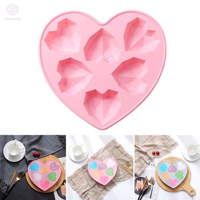BEAUTIFUL SILICONE HEART LOVE SHAPE FONDANT MOLD MOULD 3D CAKE MOLD CAKE DECORATION