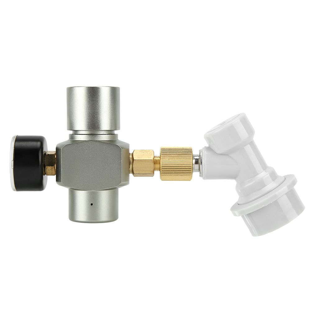 CO2 Dispenser For Charger Includes 0-60 PSI Keg Regulator 3/8UNF Thread AS