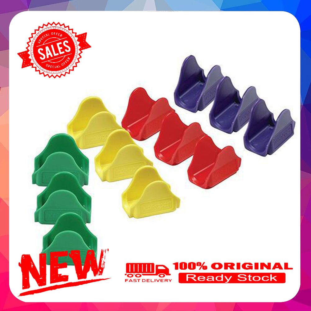 12Pcs/Set Taco Fiesta Taco Holder Plastic Rack Stands Mexican Food Kitchen Tool