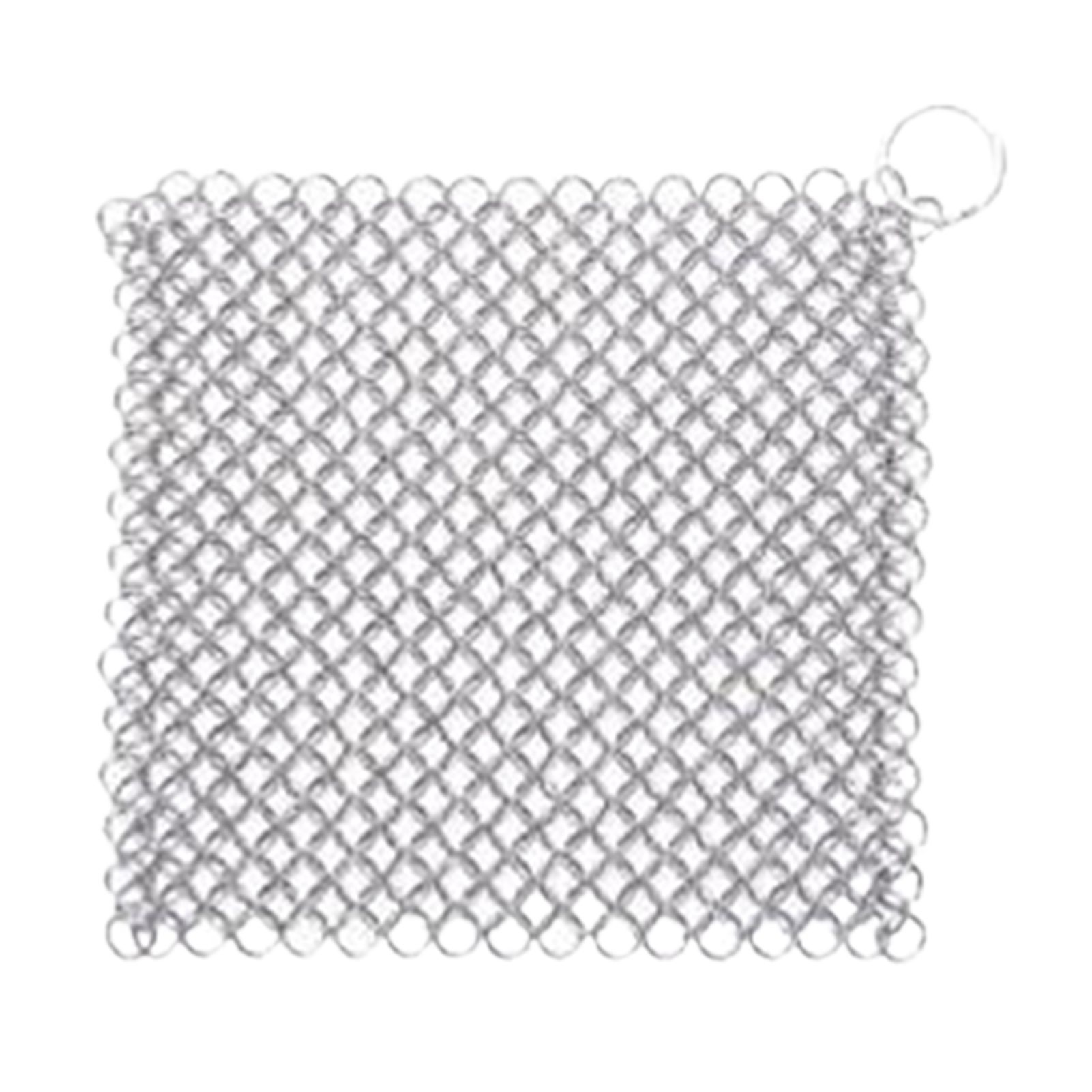 Chain Mail Scrubber High Durability Prtical Efficient Chainmail Cleaning Scrubber