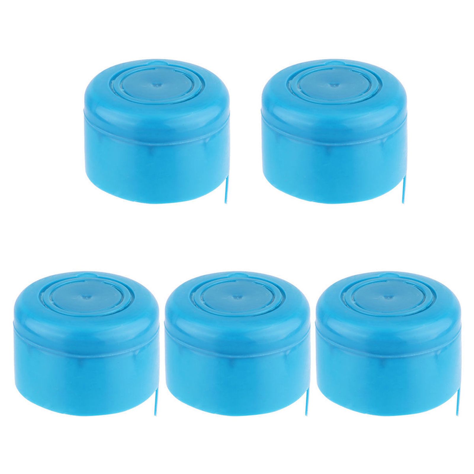 5Pcs Reusable 3 5 Gallon Barrelled Water Thicken Plastic Snap-On Replement Cap