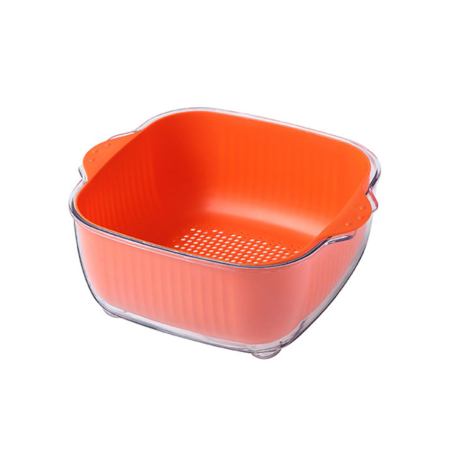 Washing Strainer Anti-scratch Ergonomic Handle Washing Basket