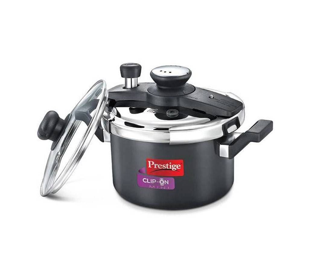 Prestige Clip-on Handy Black 3.5 LTR Pressure Cooker