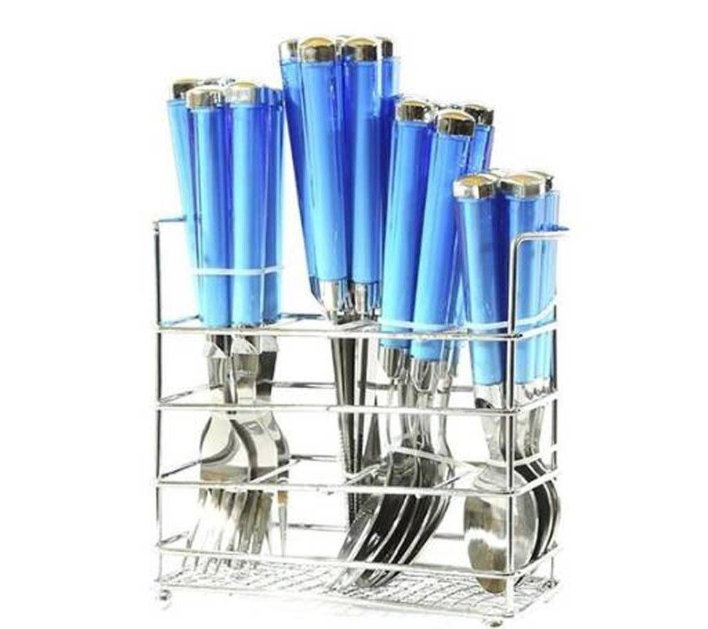 24 Spoon Set - Blue 