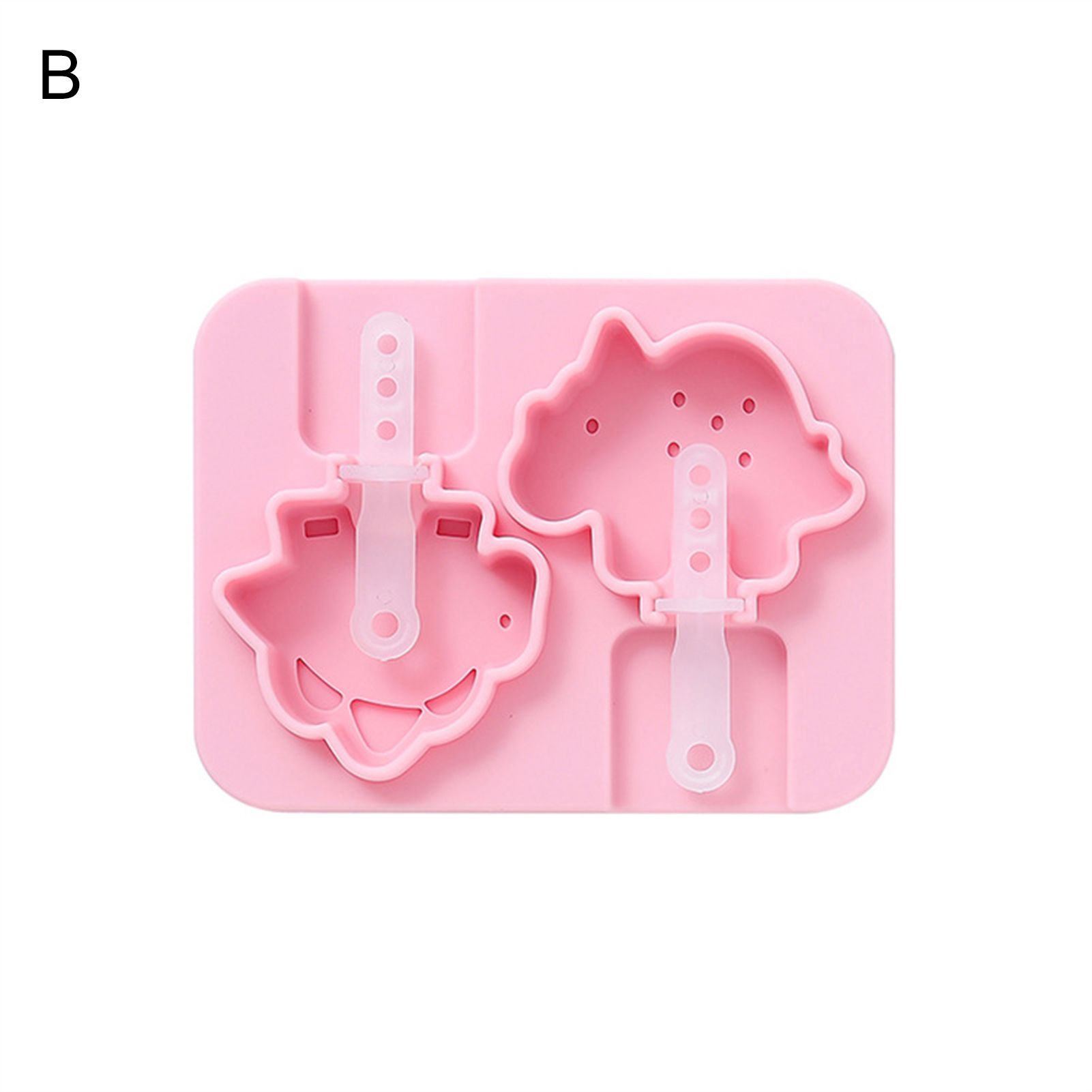 Pop Mold Vivid Appearance Easy Release 2 Grids Ice Cream Maker