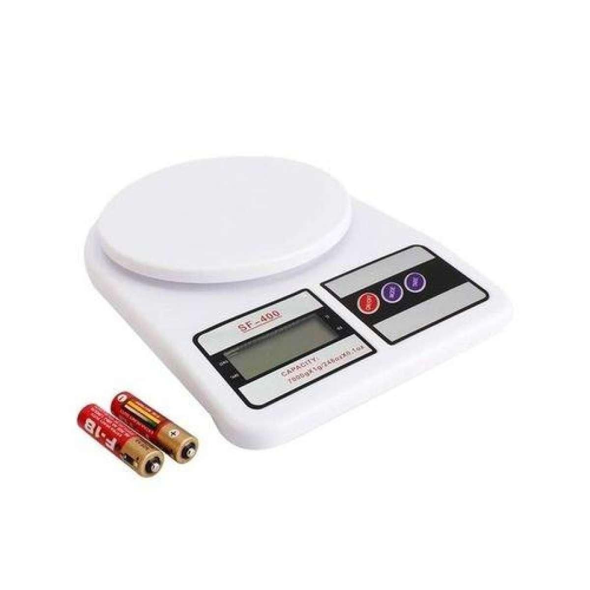 Digital Weight Scale For Food - White