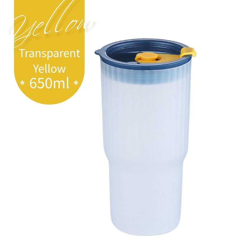 WORTHBUY Portable Water Bottle With Straw Travel Plastic Sport Bottle For Kids Drinking Cup Juice Milk Leak-proof Drinkware