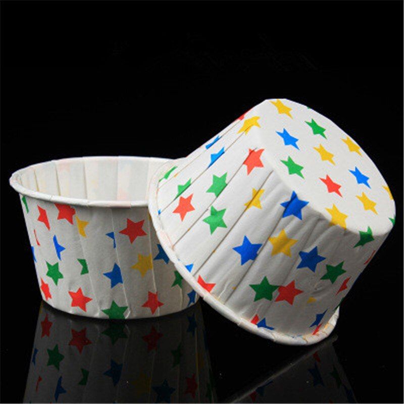 50pcs Muffin Cupcake Paper Cup Cupcake Liner Baking Cup Egg Tart Pastry Decoration Tool Wedding Caissettes Cupcake Wrapper Paper