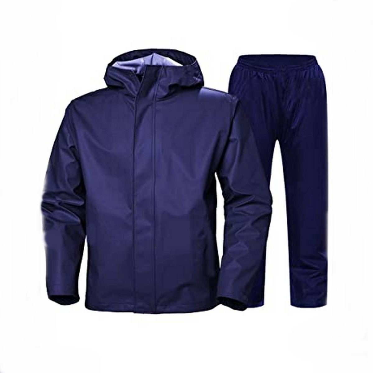Best Quality Navy Blue Waterproof Raincoat for Bikers