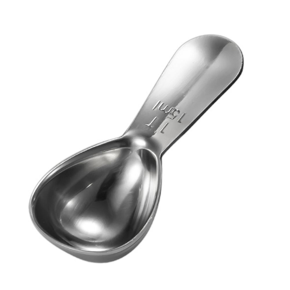 15/30ml Reusable Stainless Steel Protein Coffee Powder Spoon Measuring Scoop