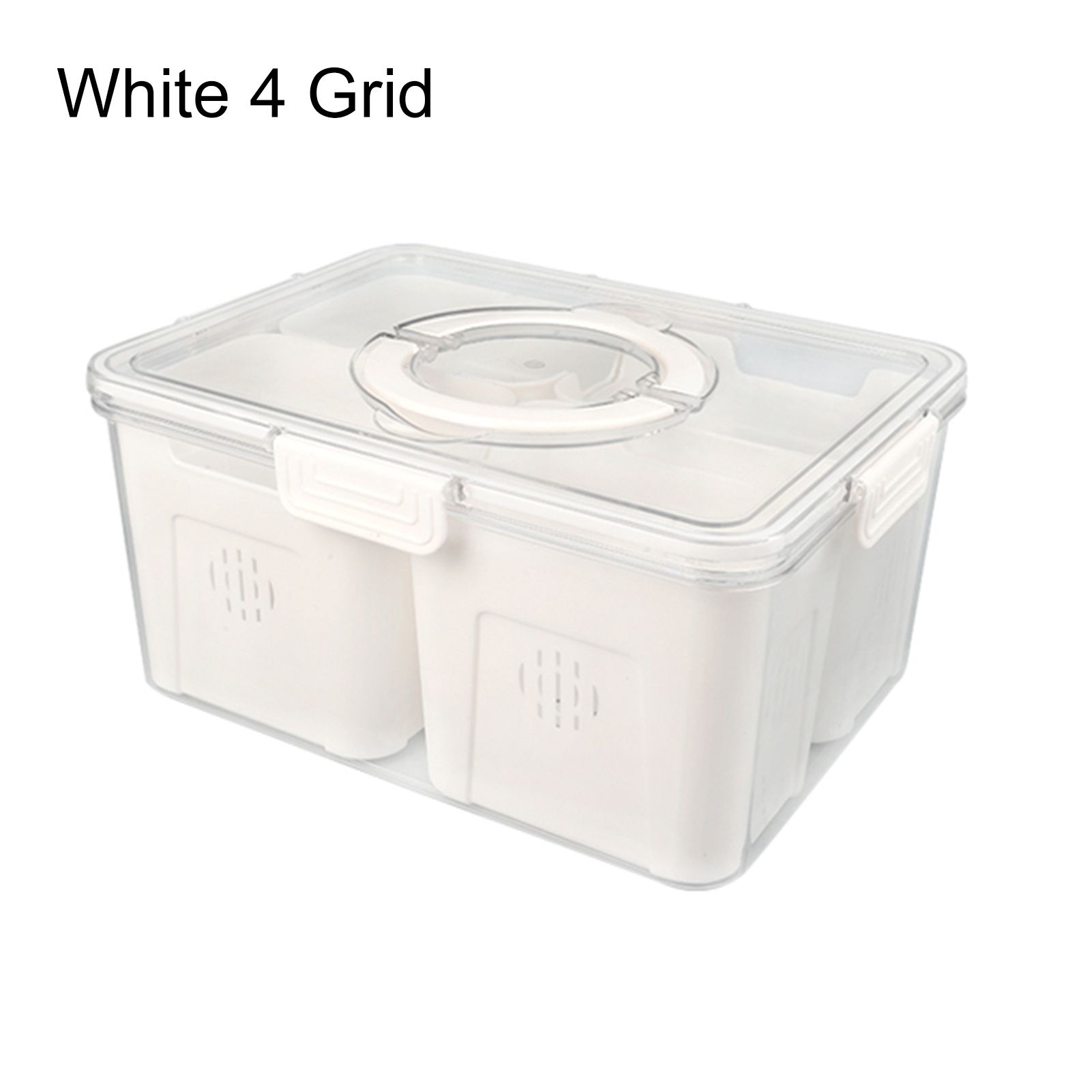 Food Storage Box Food Grade Multi-compartment PET Refrigerator Food Storage Container for Home