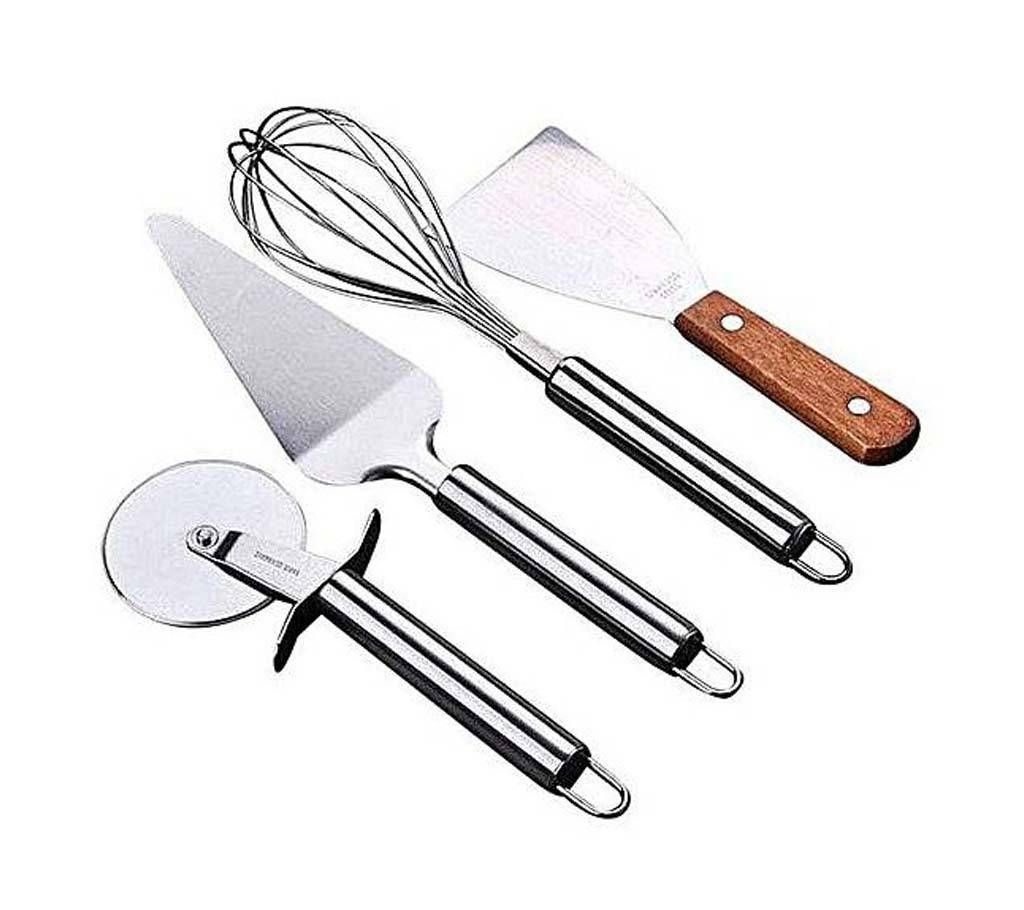 Combo of Baking Tools Set - Silver