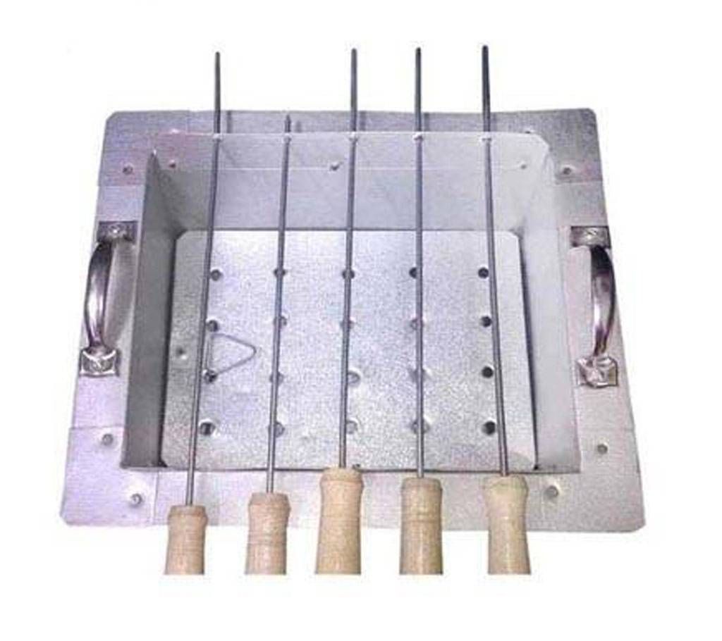 Kabab chula with BBQ net 