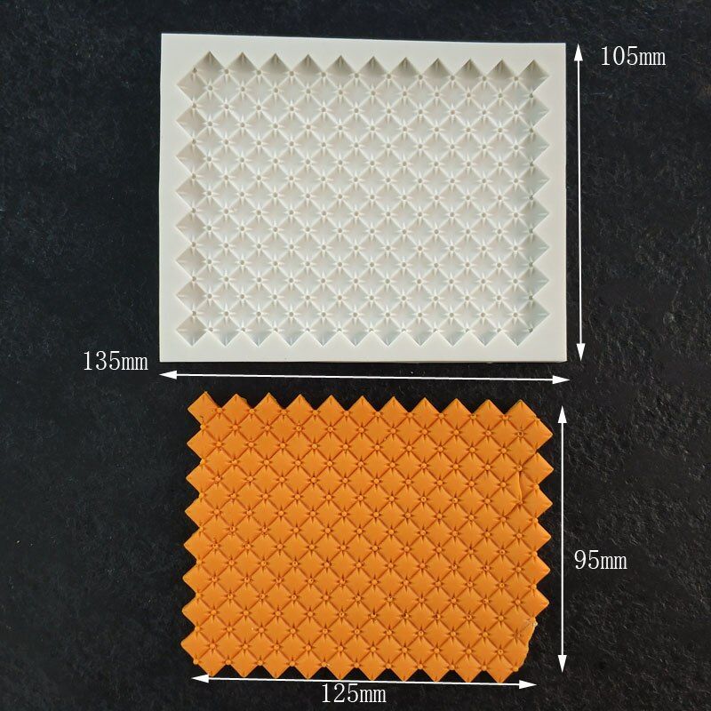 New Quilted Cake Border Decoration Mould Embossed cake edge decoration mould