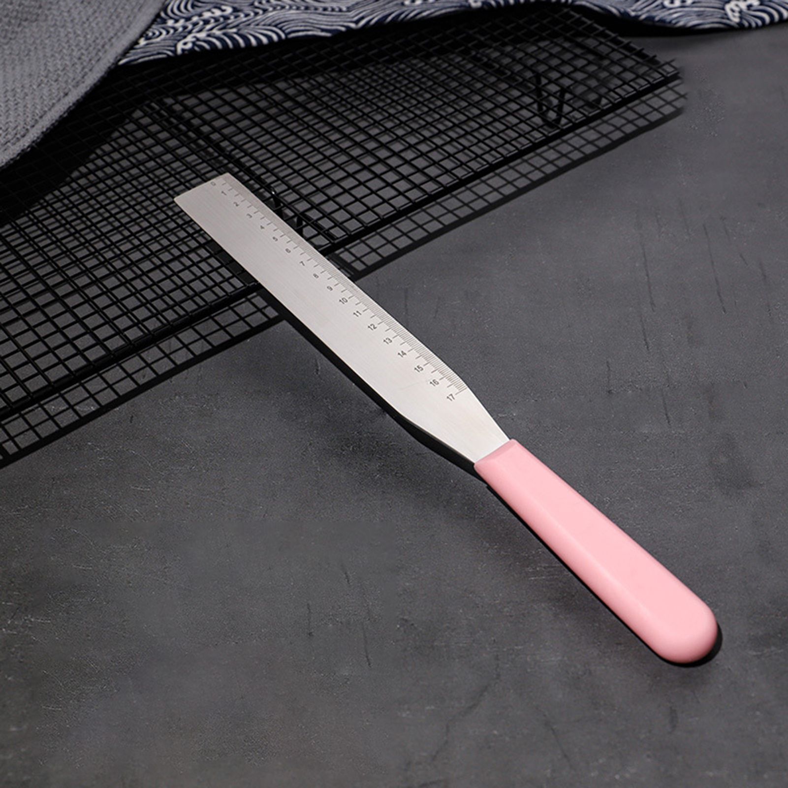 Butter Scraper Scale Mark Design Dishwasher Safe Pizza Cake Shovel Butter Spatula