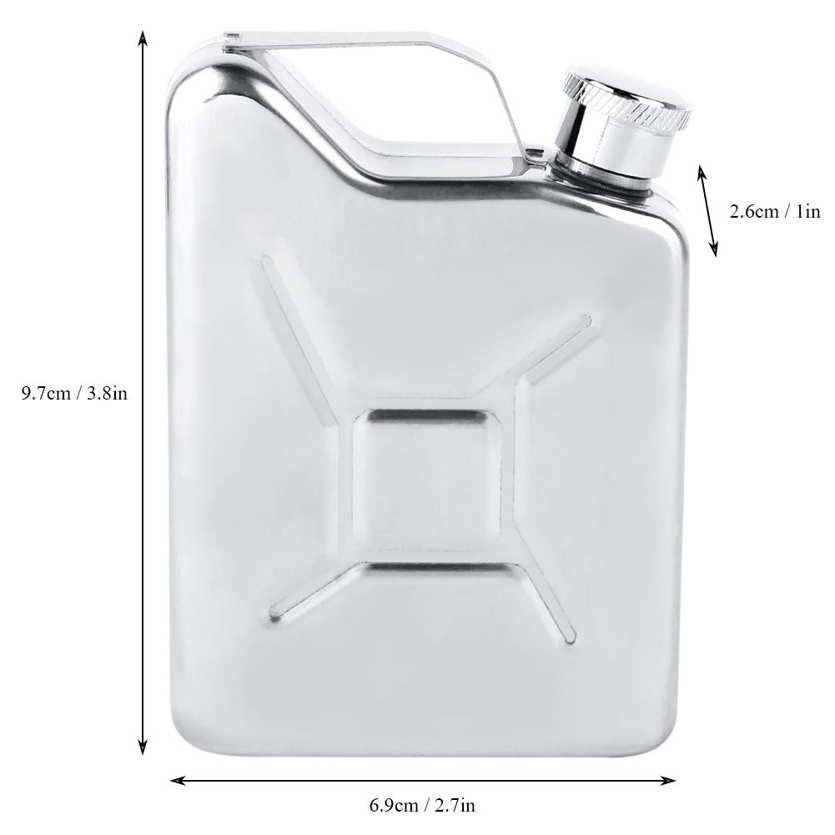 Lightweight Good Sealing Effect Hip Bottle Exquisite Workmanship Rust Proof Pocket for Picnic Outdoors Fishing Camping