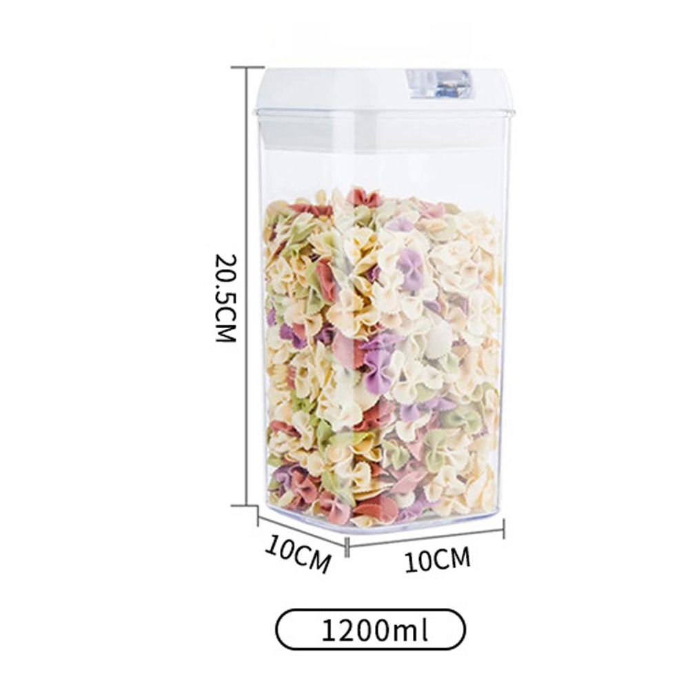 1.9L/1.2L/0.8L/0.5L Wall Mounted Press Cereals Dispenser Grain Storage Box Dry Food Container Organizer Kitchen Accessories Tools with water resistance