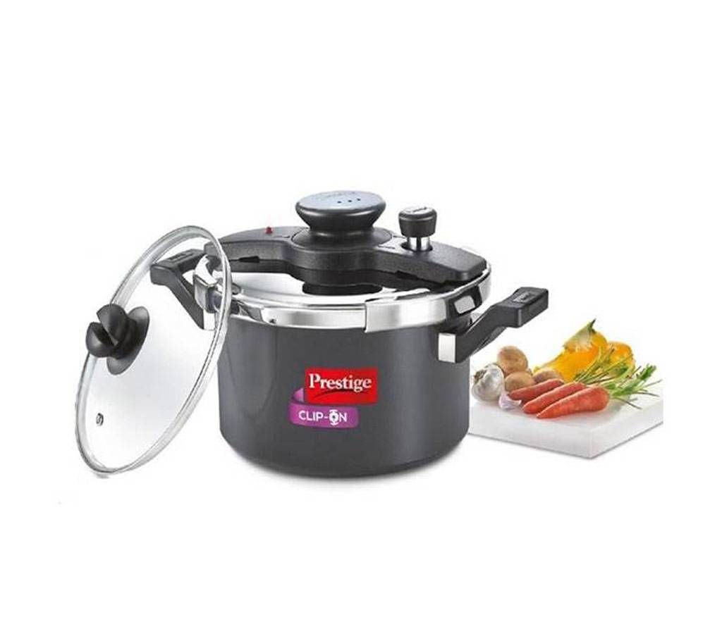 Prestige Clip-on Handy Black 5 LTR Pressure Cooker