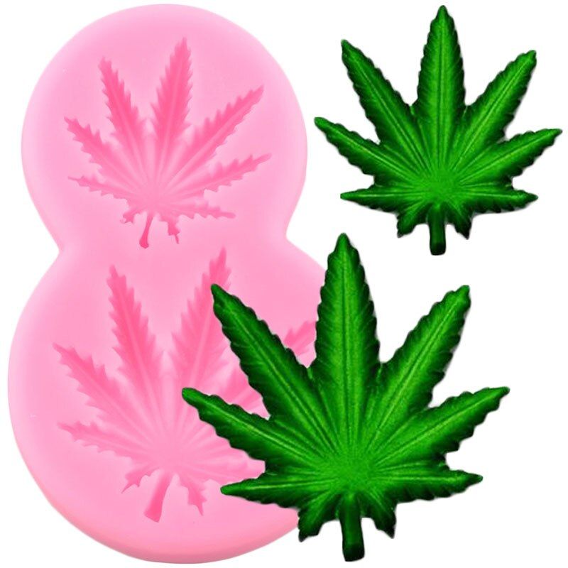 Maple Leaf Silicone Molds Autumn Leaves Cupcake Topper Fondant Cake Decorating Tools Candy Clay Chocolate Gumpaste Moulds