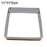 Stainless Steel Round Square Cake Ring Mould Mousse Cutter DIY Decorating Tool