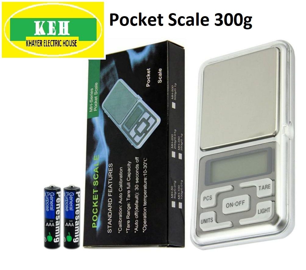 ELECTRONIC DIGITAL POCKET SCALE 0.01 - 300G PRECISION MINI JEWELRY WEIGHTING SCALE BACKLIGHT SCALE