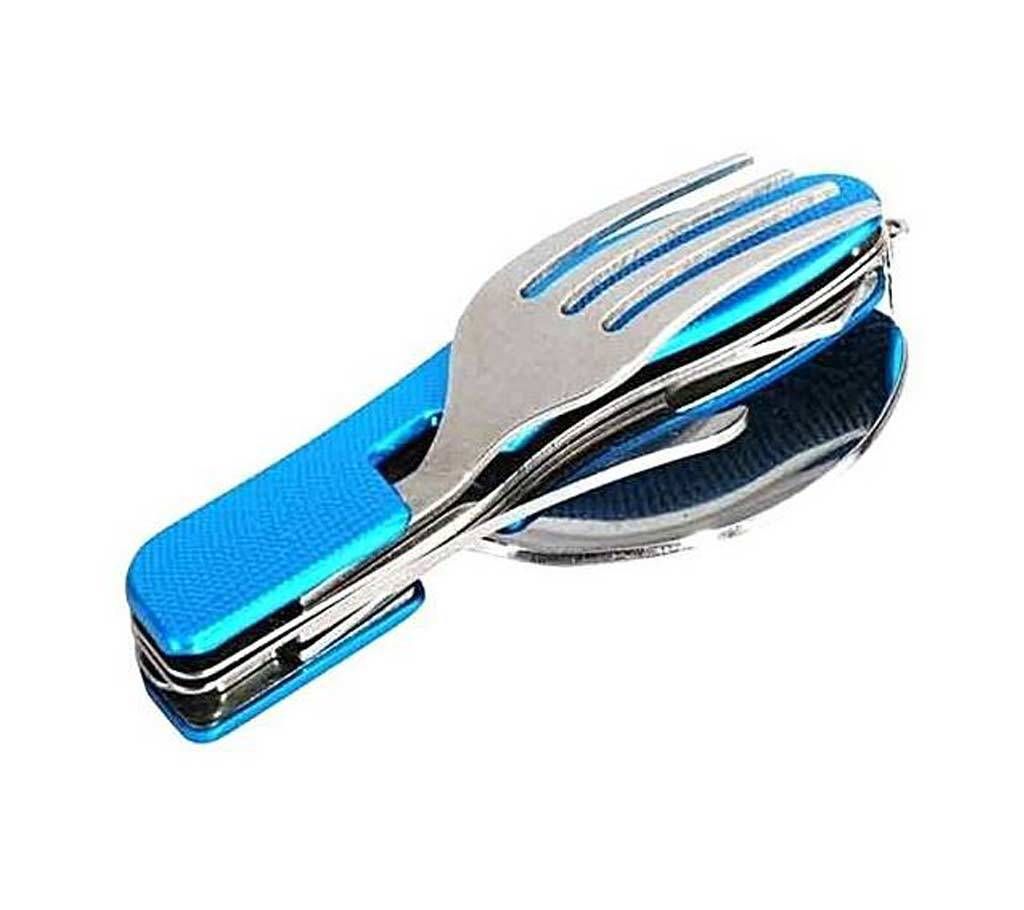 4 In 1 Multi Tools Fork Spoon-multicolor
