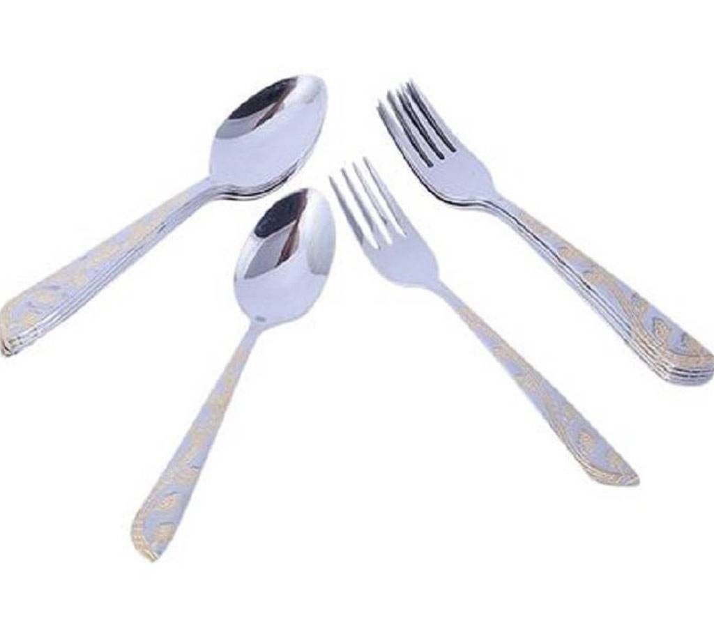 Stainless Steel Golden Spoon set
