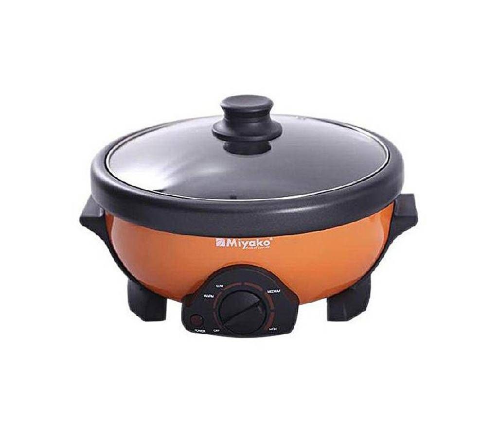 Miyako Curry Cooker - Mc 350D - 4L - Orange And Black