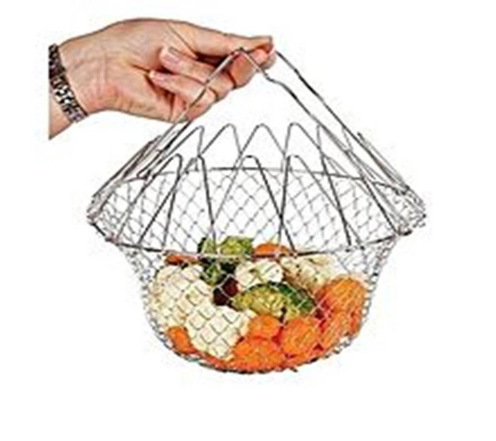 Family Mart Multi Function Chef Basket - Silver