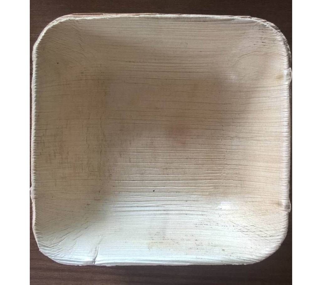 5.5 inch Deep Square Eco-friendly Disposable Leaf Bowls -75