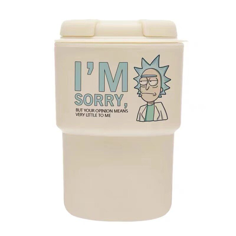 Rick And Morti Mug Coffee Cups Creative coffee rtable cup Unique Office Drinking Cup Gift For Boy And Girl