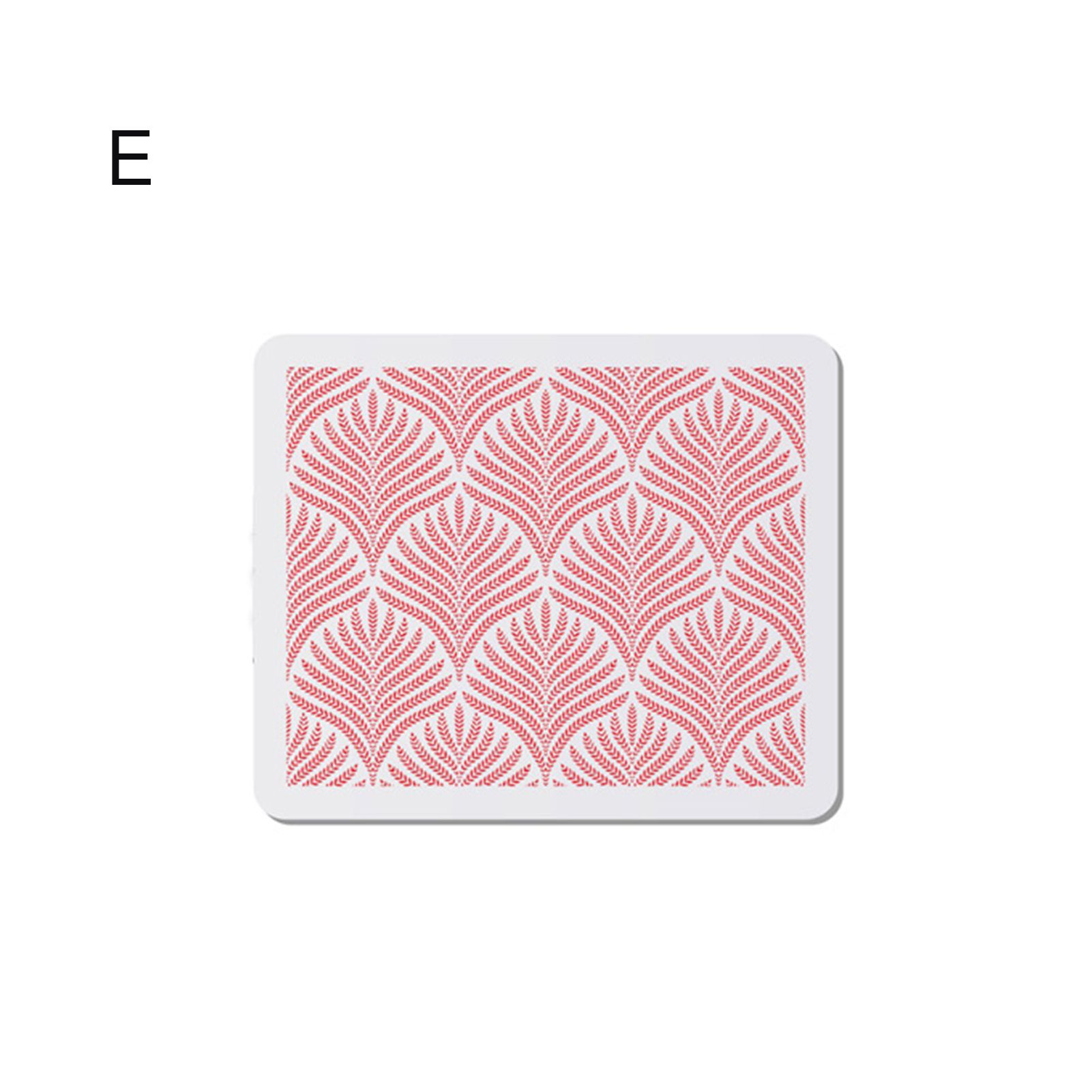 DIY Baking Cake Flower Printing Template Mold Icing Sieve Border Mould Tool