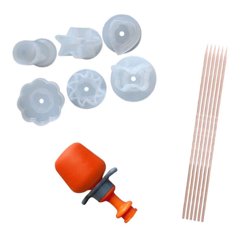 Plastic Cake Biscuit Vegetable Fruit Shape Cutting Machine Slicer Vegetarian Mold Set DIY Decoration Tool Kitchen Accessories