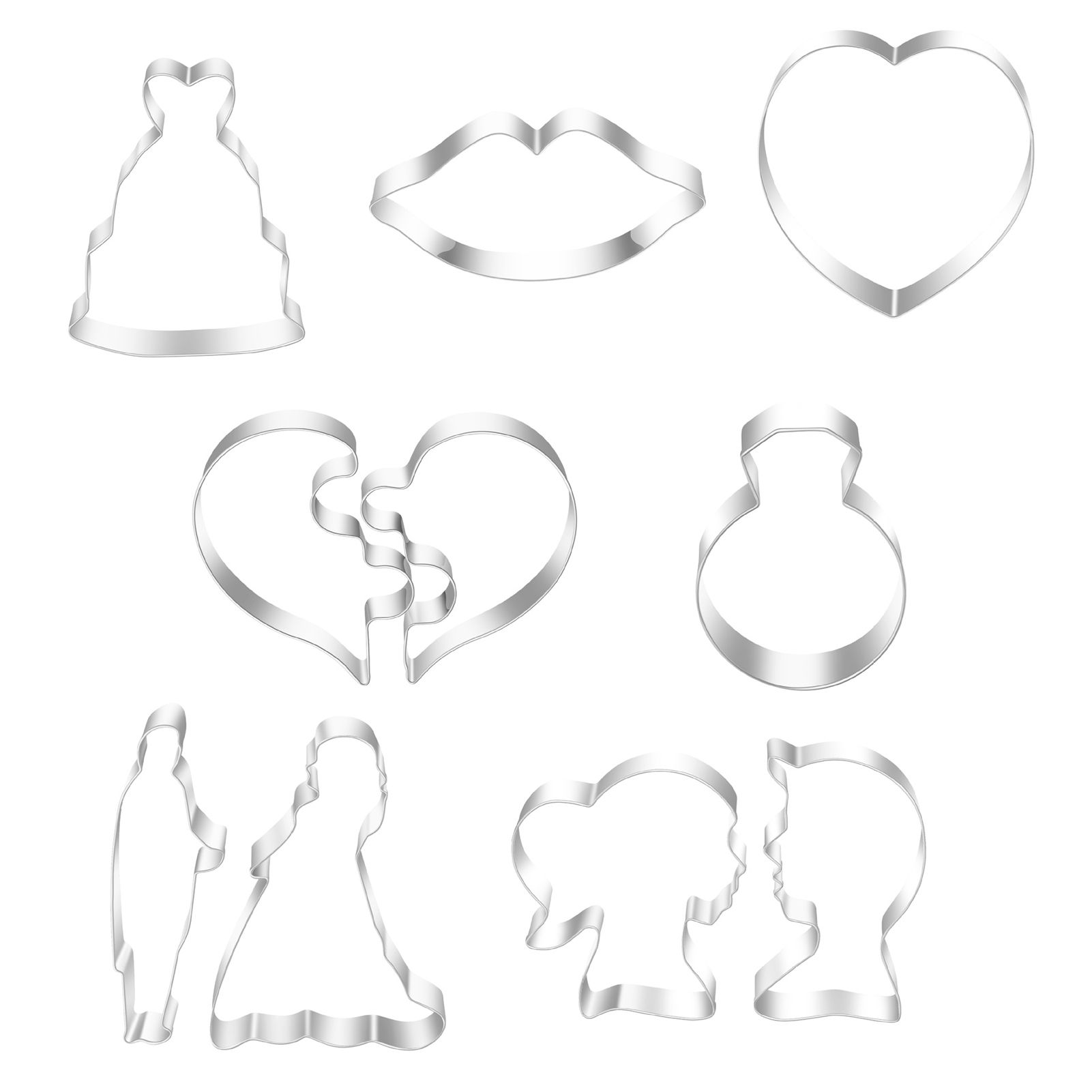 Cookie Cutters Food-grade Valentines Day Baking Cookie Cutters