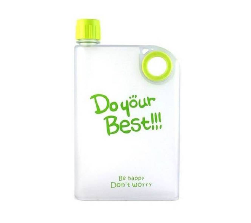 Notebook Water Bottle 380ml - Green