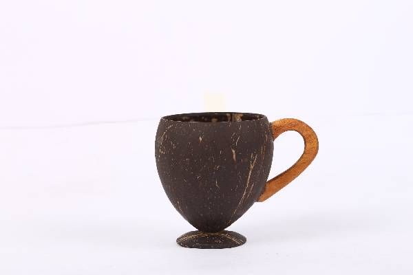 Handmade Coconut Shell Tea, Coffee Cup
